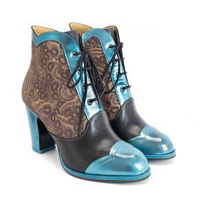 John Fluevog Lace Up Ankle Boot 9.5